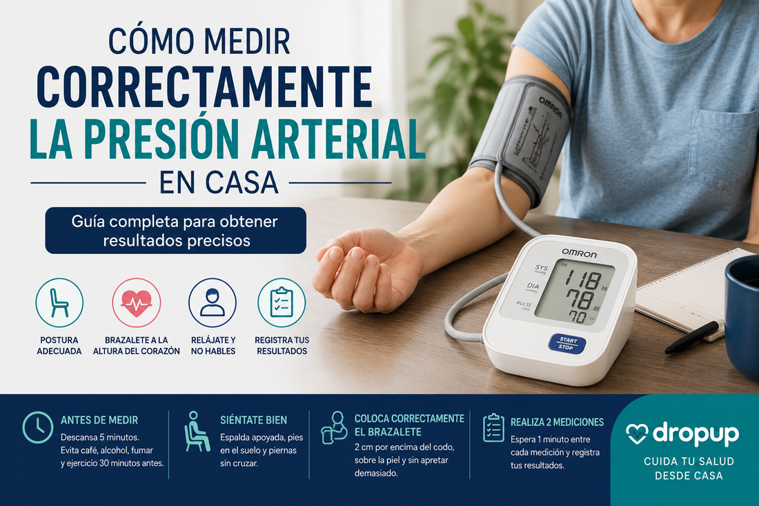 Cómo medir correctamente la presión arterial en casa: guía completa para obtener resultados precisos