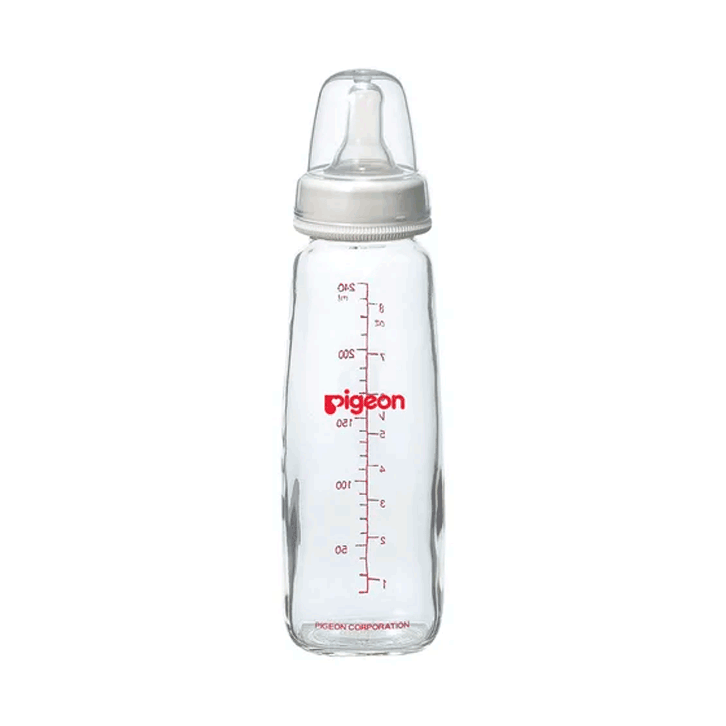 Mamadera Vidrio 240Ml Flexible Edad6+m Pigeon