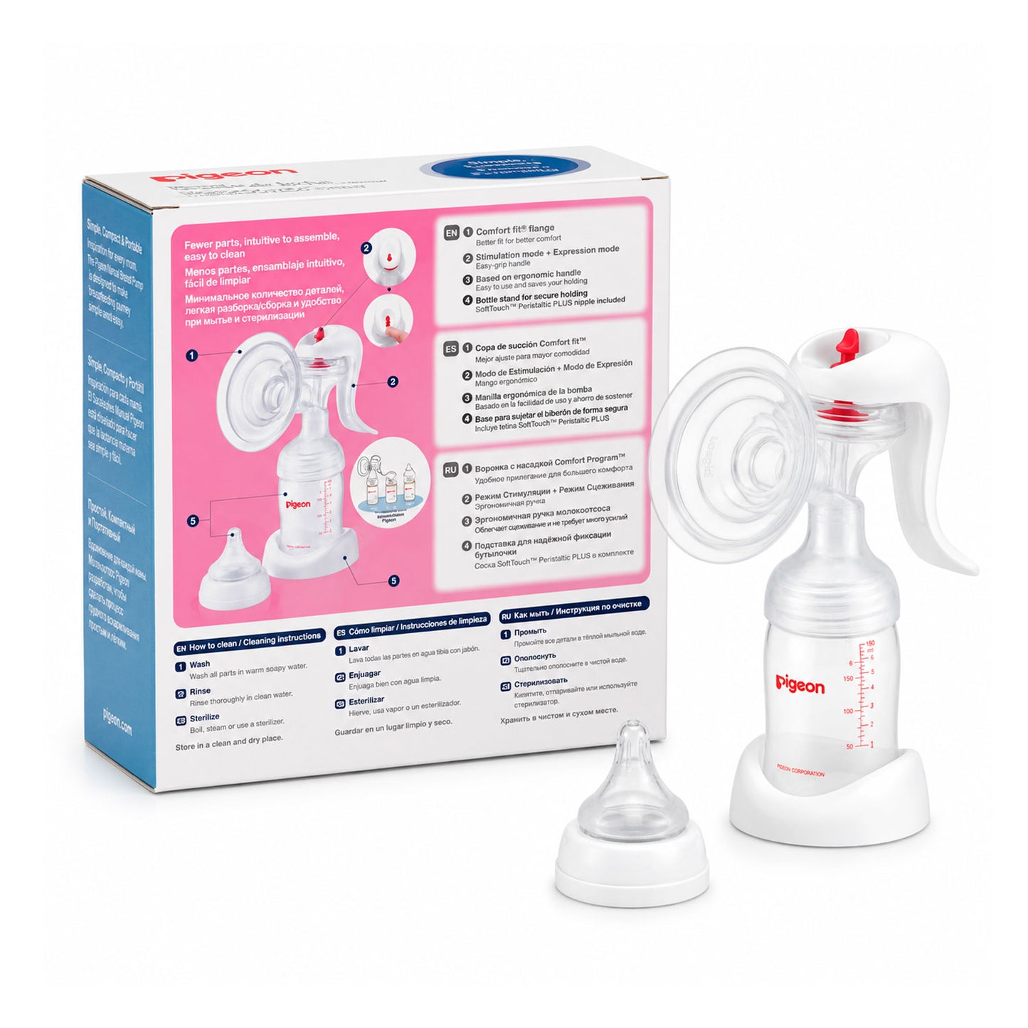 Extractor De Leche Manual Breast Pump Pigeon