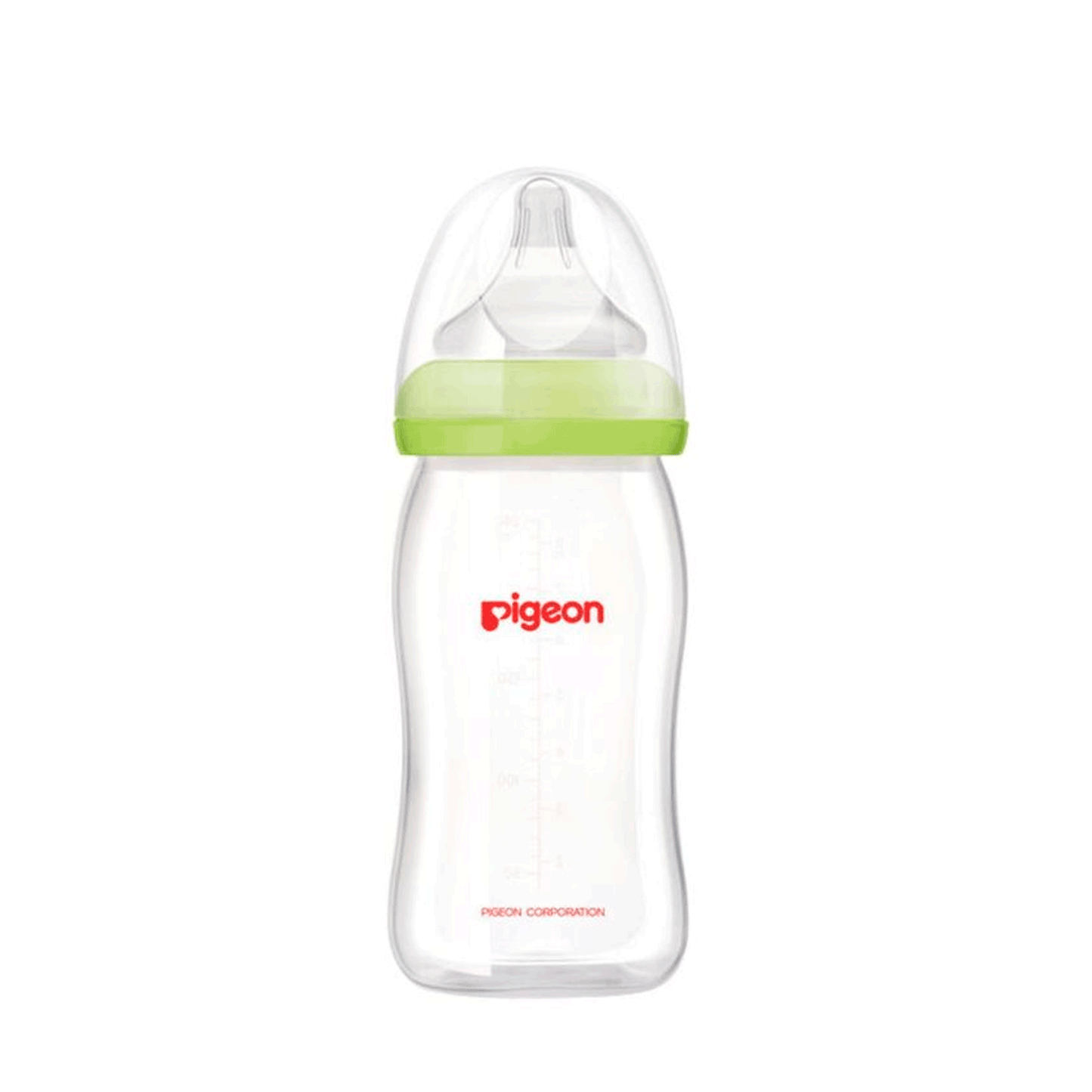 Mamadera Biberón Anti-cólicos Pigeon SofTouch Vidrio 240 ml | Boca Ancha | 3+ Meses