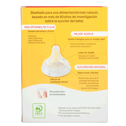 Mamadera Biberón Pigeon SofTouch Planets 3 con Asa 240 ml | 3+ Meses