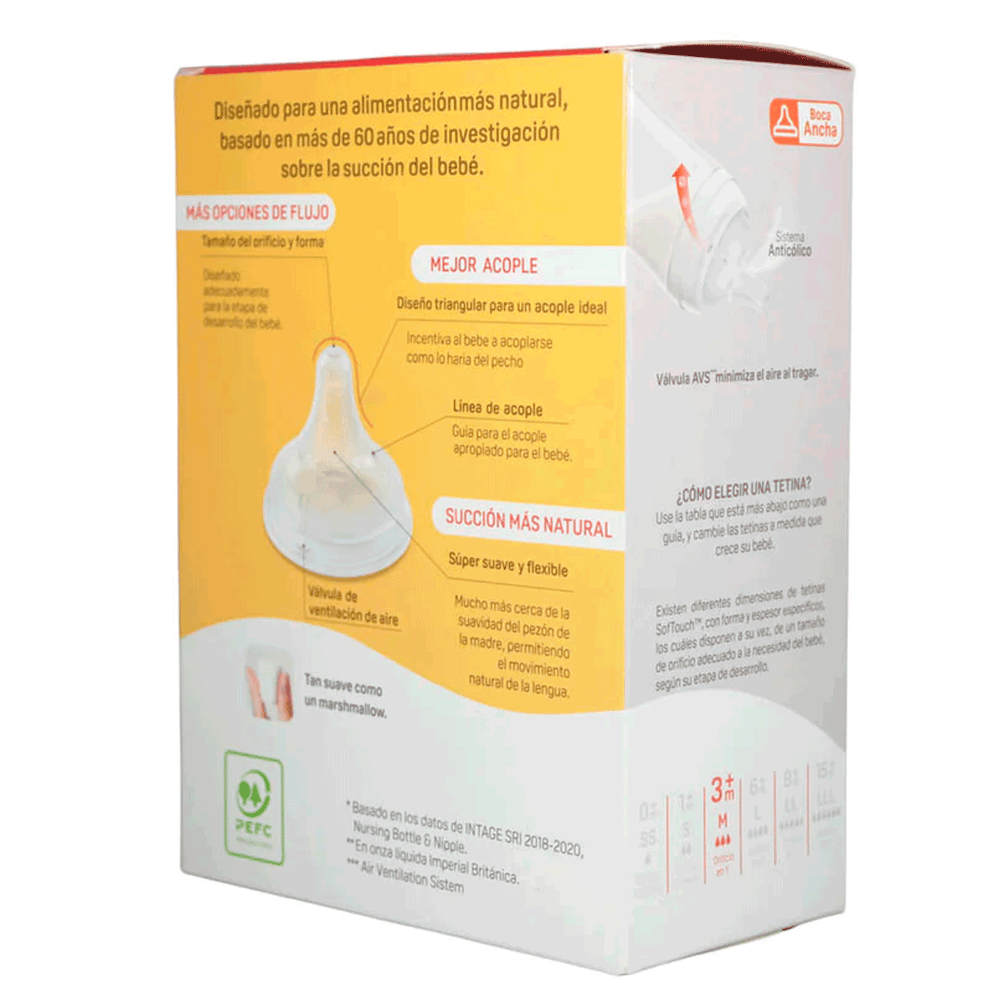 Mamadera Biberón Pigeon SofTouch Planets 3 con Asa 240 ml | 3+ Meses