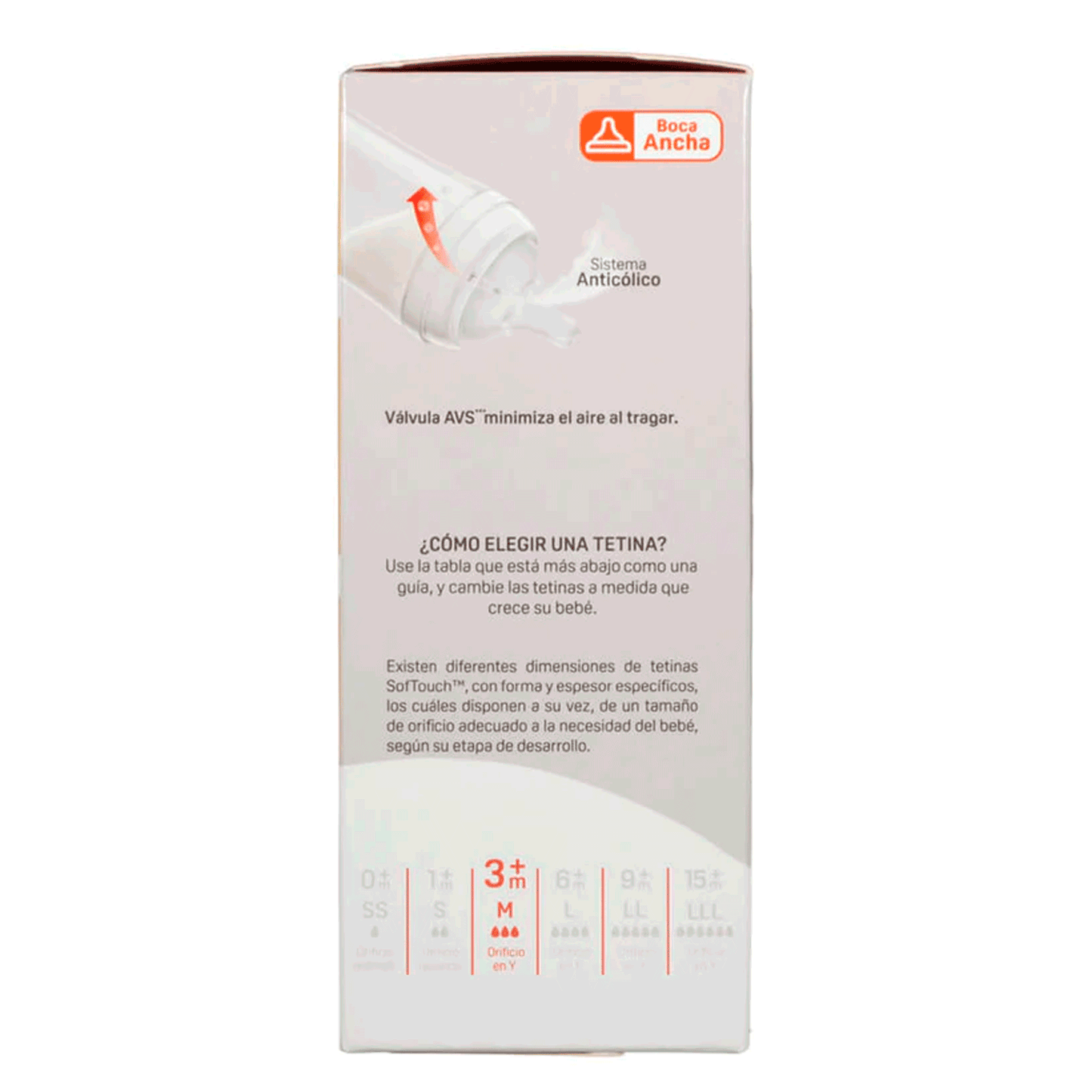 Mamadera Biberón Pigeon SofTouch Planets 3 con Asa 240 ml | 3+ Meses