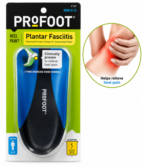 Talonera Plantilla Ortopédica para Fascitis Plantar Azul Talla M