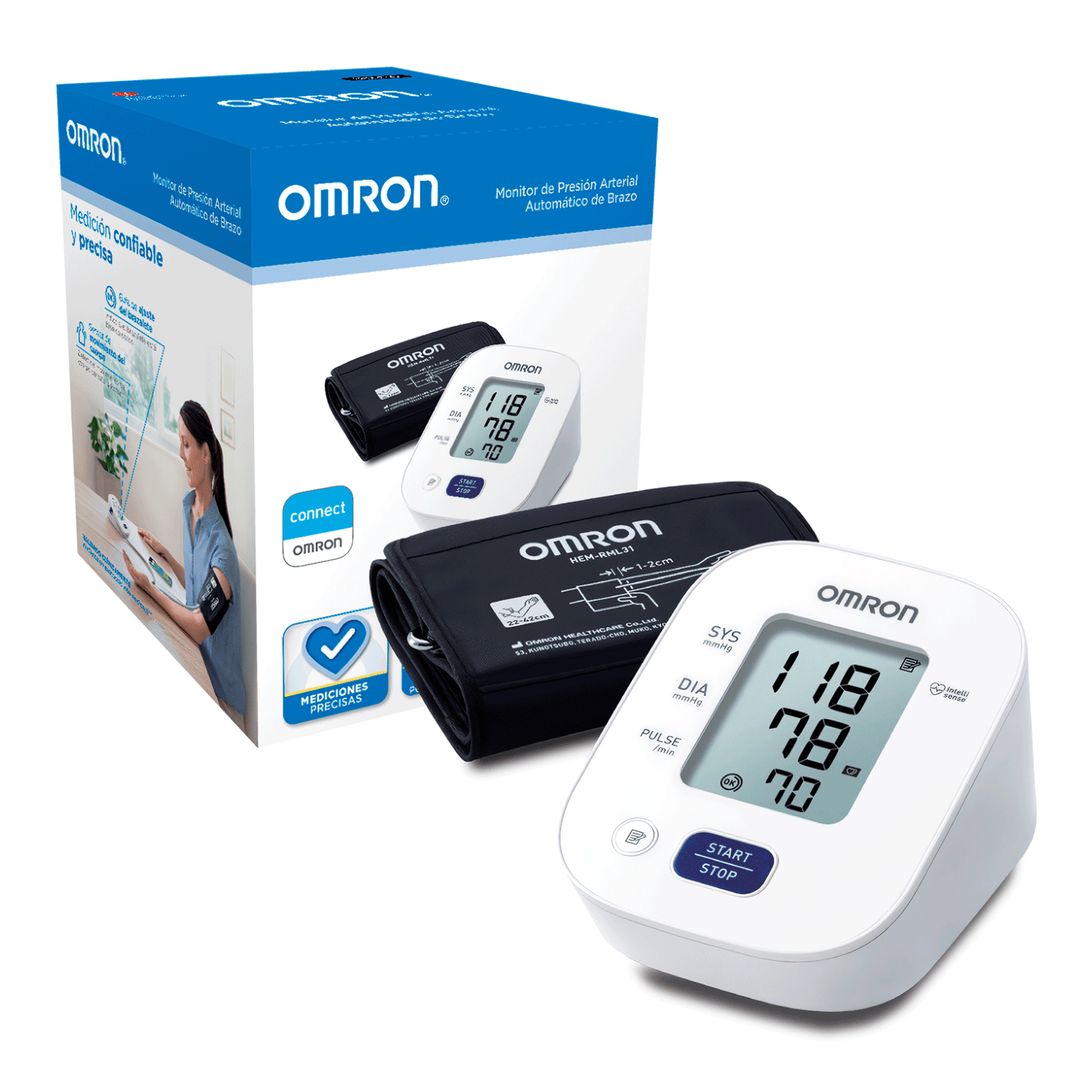 Toma Presión De Brazo Omron Hem-7142 - Tensiométro omron