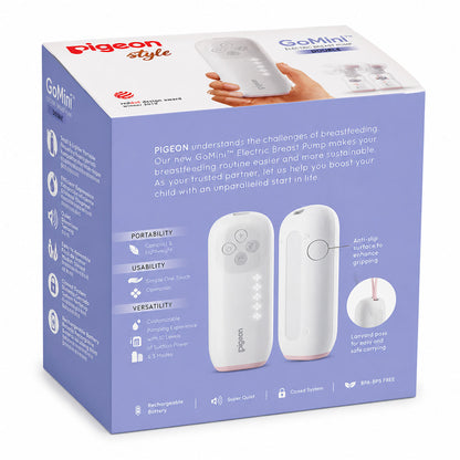 Extractor de Leche Eléctrico Doble Go mini Pigeon