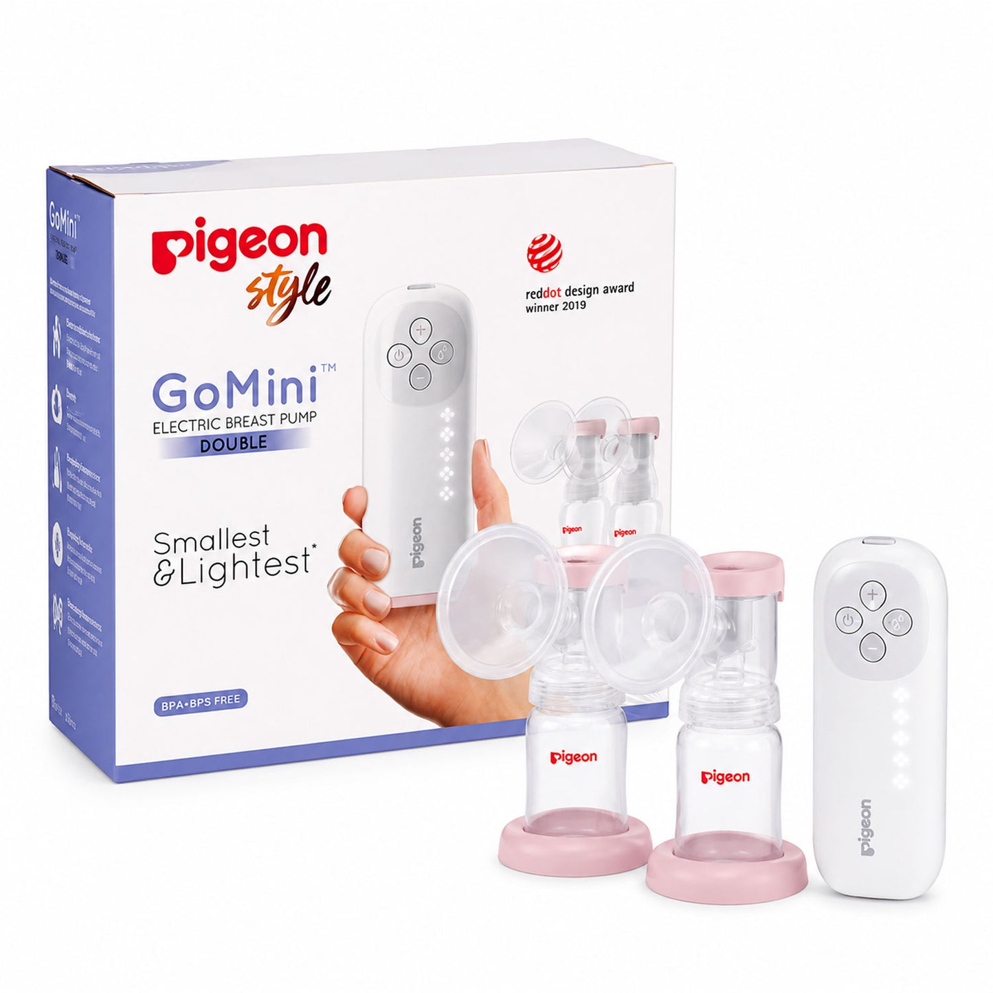 Extractor de Leche Eléctrico Doble Go mini Pigeon