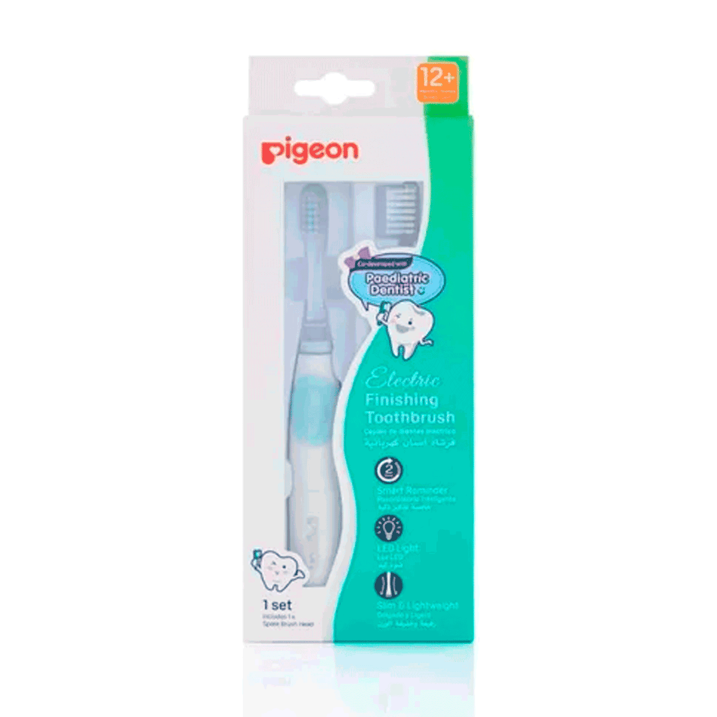 Cepillo de Dientes Eléctrico para Bebés 12M+ Pigeon