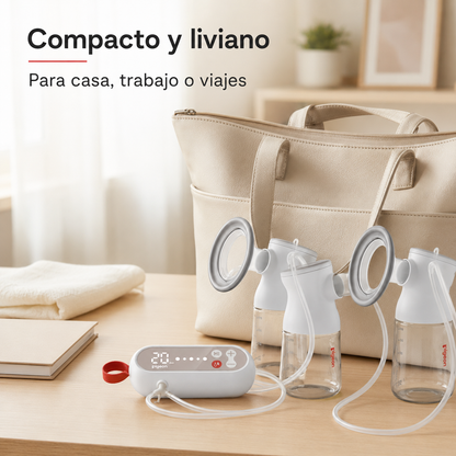 Extractor De Leche Eléctrico Double Go mini Pigeon