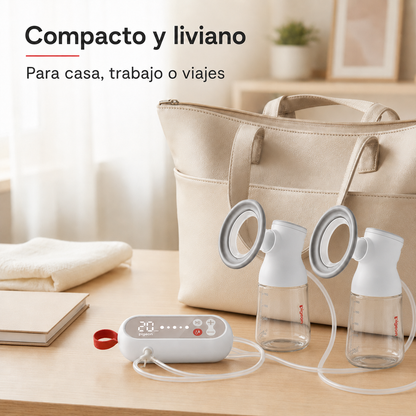Extractor De Leche Eléctrico Double Go mini Pigeon