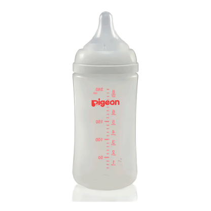 Mamadera Softouch Boca Ancha 240Ml Pp 3+ m  Pigeon