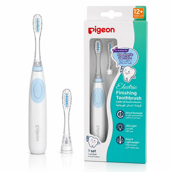 Cepillo de Dientes Eléctrico para Bebés 12M+ Pigeon