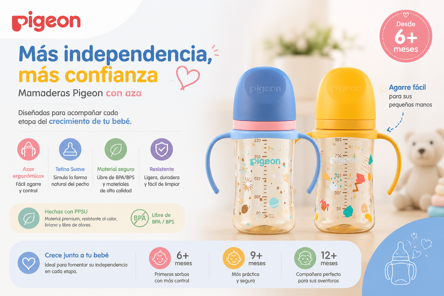 Biberones con asa