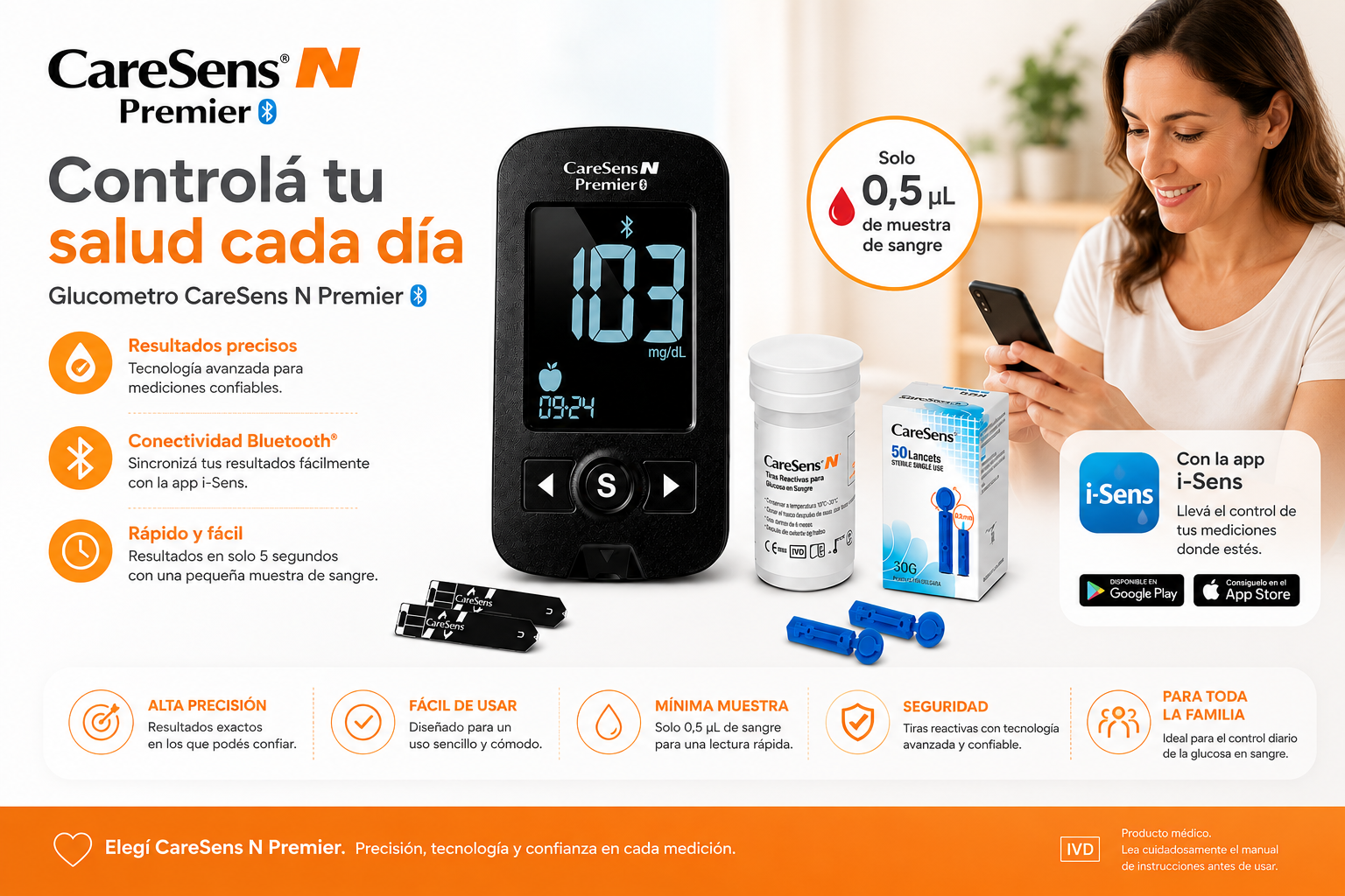 Glucotest caresens