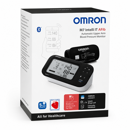 Toma Presión Digital Omron M7 Intelli It Afib Con Bluetooth