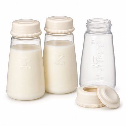 Biberones de Almacenamiento de Leche Materna Pigeon 5oz (150 ml) Pack 3 Unidades