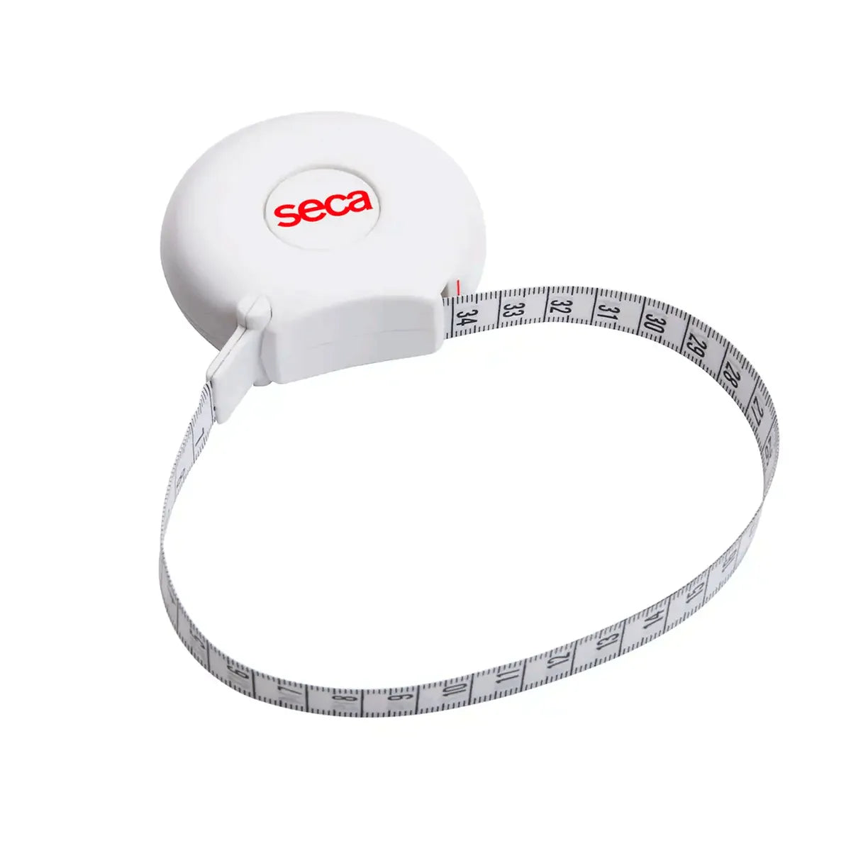 Cinta métrica corporal retráctil Seca 201 de 205 cm con botón